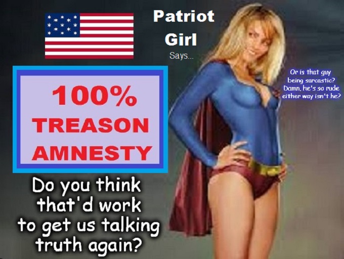 Erica Treason Amnesty Patriot Girl says